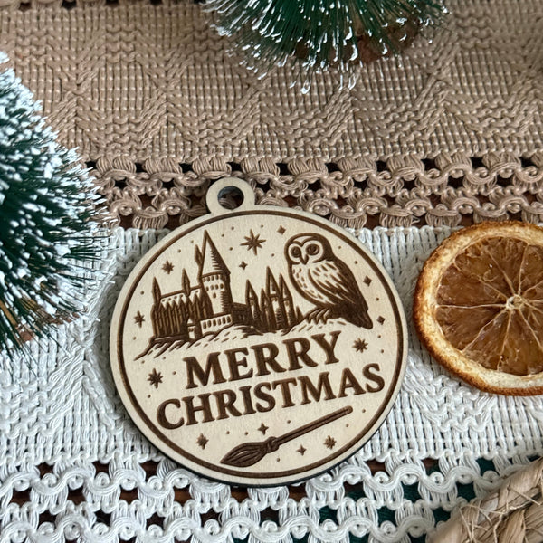 Snow castle wizard Christmas