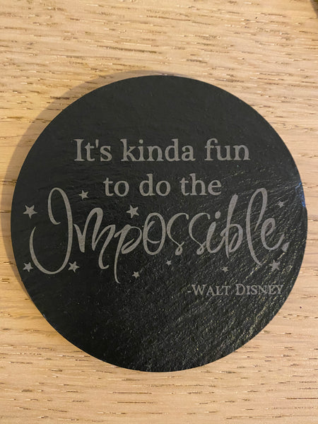 Single Slate Coaster