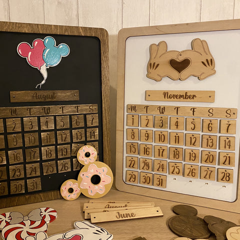 Wooden Calendar