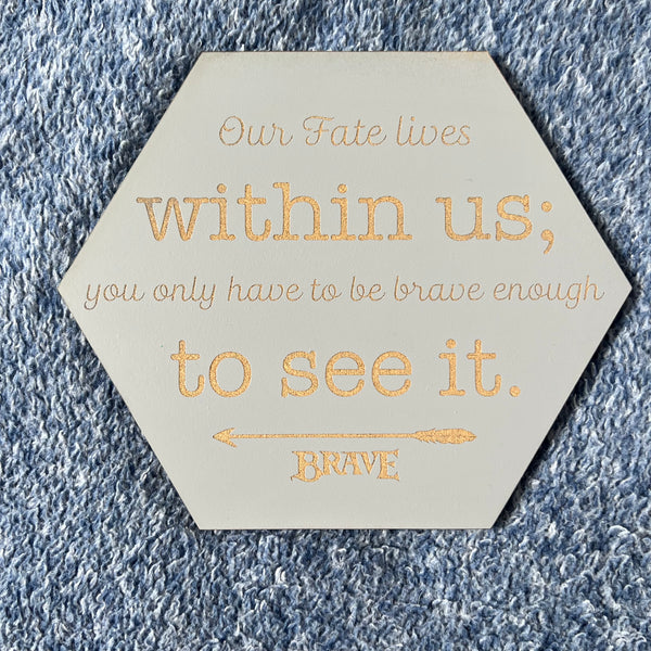 Colour Quote Hexagon