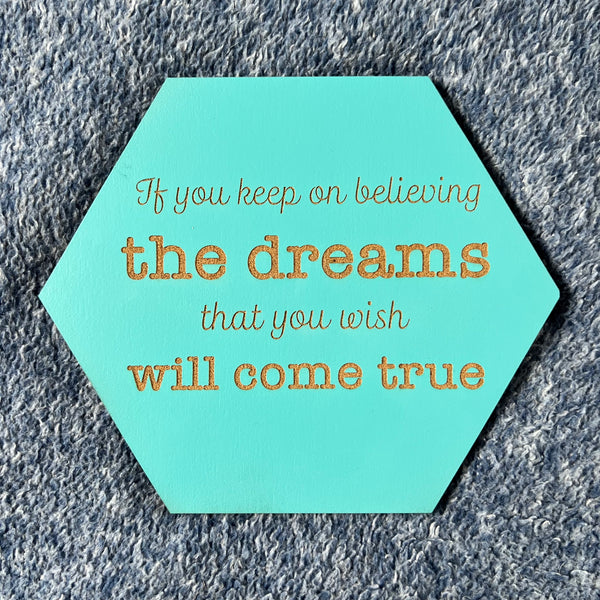 Colour Quote Hexagon