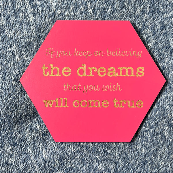 Colour Quote Hexagon