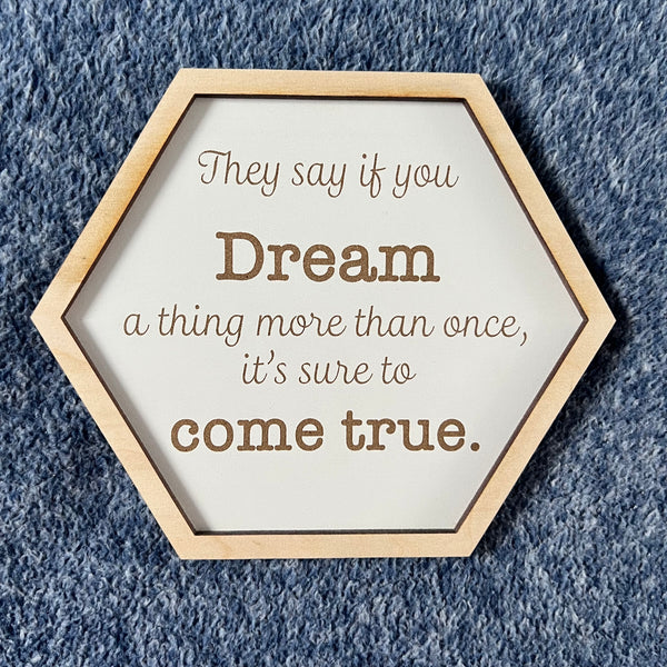 Colour Quote Hexagon