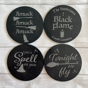 Hocus Slate Coasters