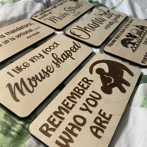 Wooden Plaques