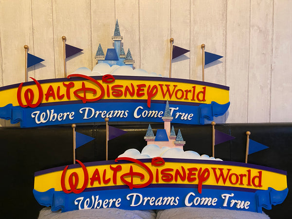 World Entrance Sign