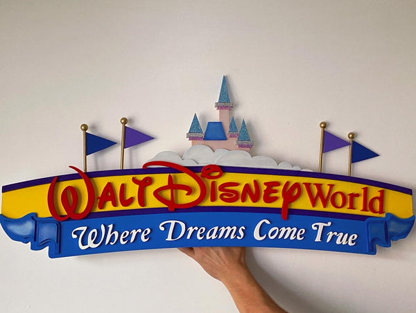 World Entrance Sign