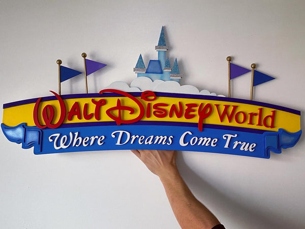 World Entrance Sign